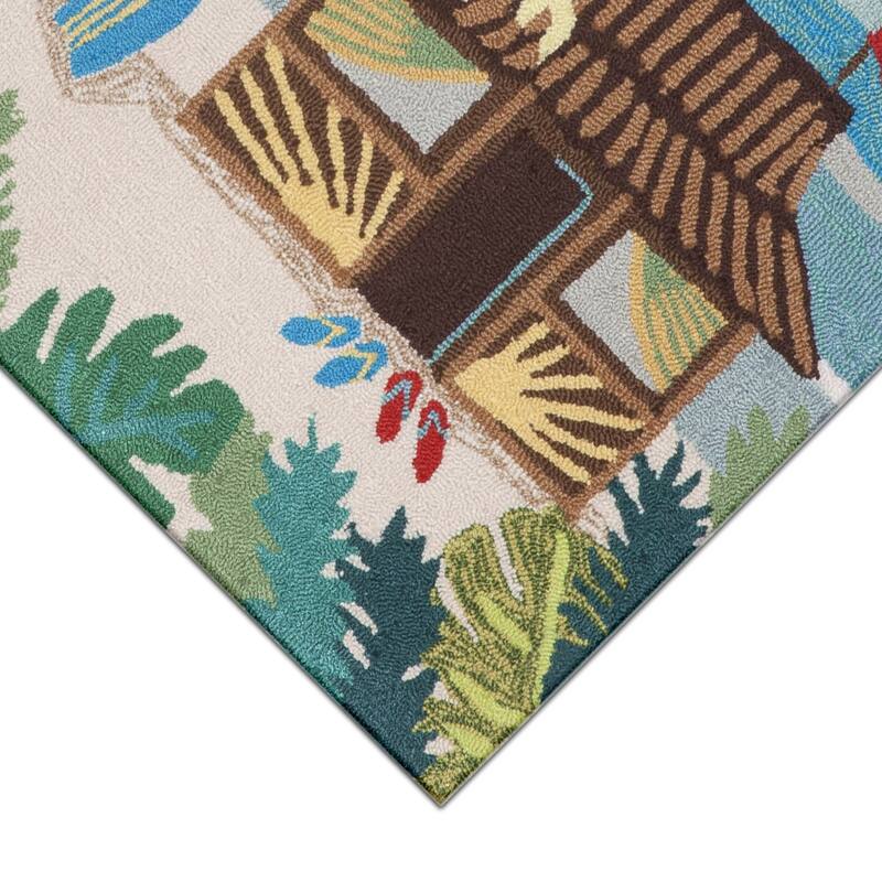 Liora Manne Frontporch Tiki Hut Indoor/Outdoor Rug