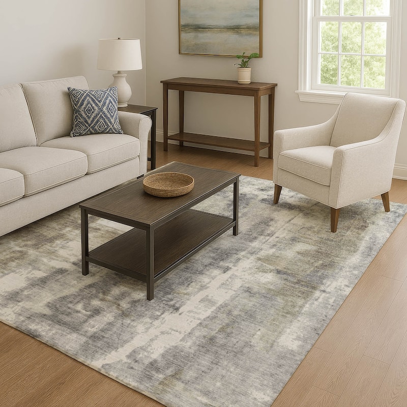 Premium Washable Super Soft Abstract Glam Mayfield Rug