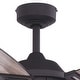 preview thumbnail 10 of 9, Barnes 54 in. Indoor Outdoor Ceiling Fan with Reversible Blades, Dimmable LED Light Kit and Remote, 3 Speeds, Clear Seeded Glass