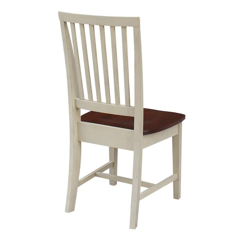Solid Wood Mission Dining Side Chairs - Set of 2