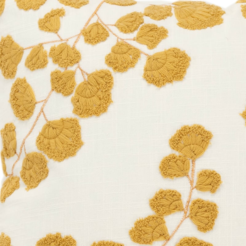 Rizzy Home Transitional Ivory Pillow Cover - 20" x 20"
