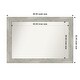 preview thumbnail 57 of 119, Dove Greywash Framed Non-Beveled Custom Wall Mirror, Bathroom Vanity Mirror Outer Size: 46 x 32