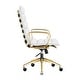 preview thumbnail 6 of 30, LUXMOD® Office Chair Faux Leather Gold Frame Adjustable and Swivel
