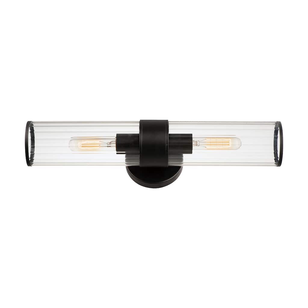 Crosby 2-Light Wall Sconce - Black