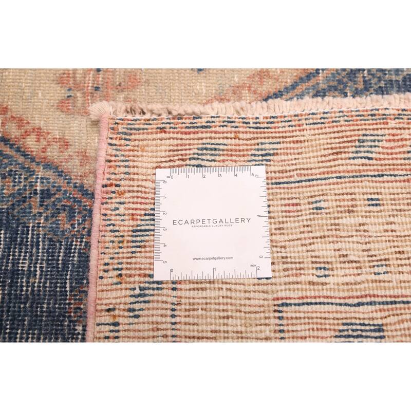 ECARPETGALLERY Hand-knotted Antalya Vintage Navy Wool Rug - 4'11 x 6'11