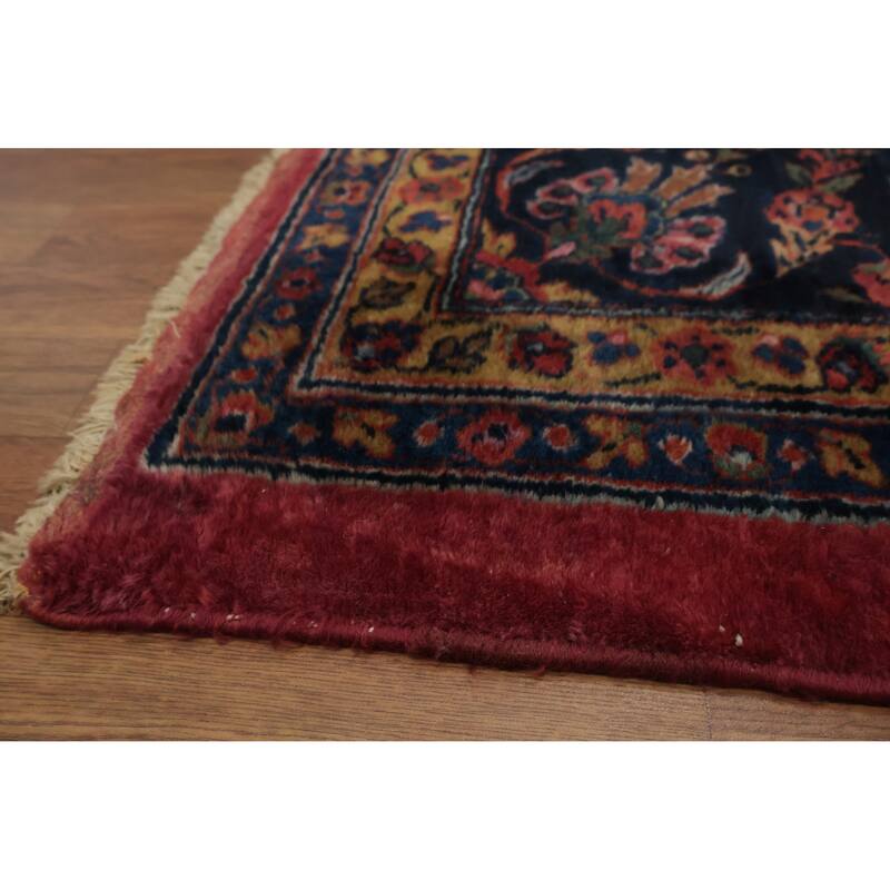 Hand Knotted Oriental 100% Wool Carpet Traditional Floral Pink Sarouk Area Rug - 17' 10'' X 10' 6''