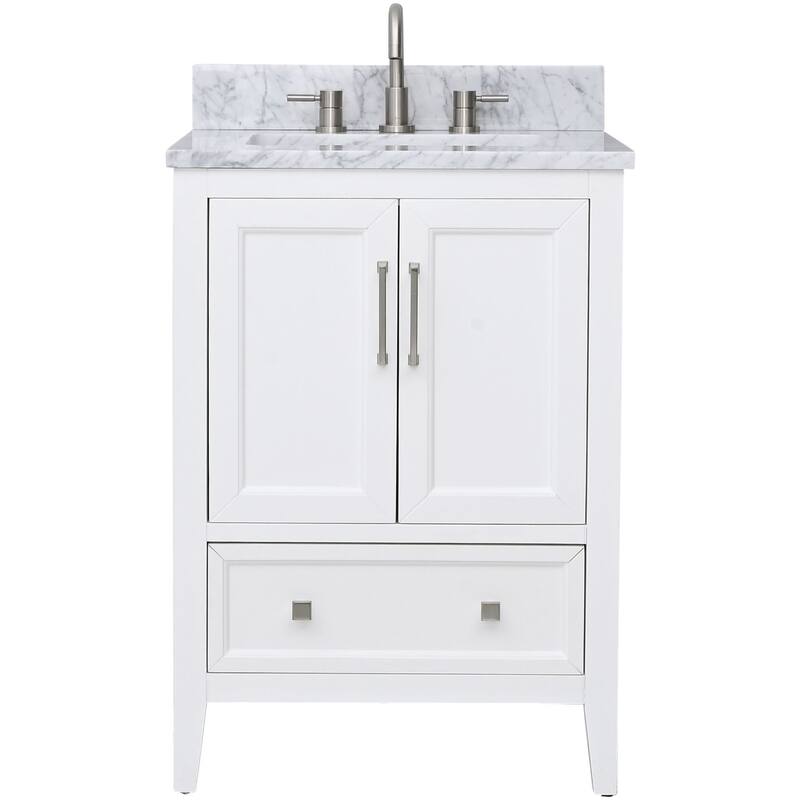 Avanity EVERETTE-VS25-WT-C Everette 24" Free Standing Single Basin - White - Painted