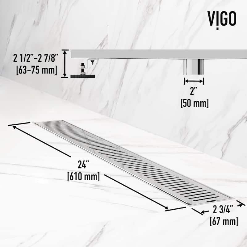 VIGO Elan Linear Shower Drain