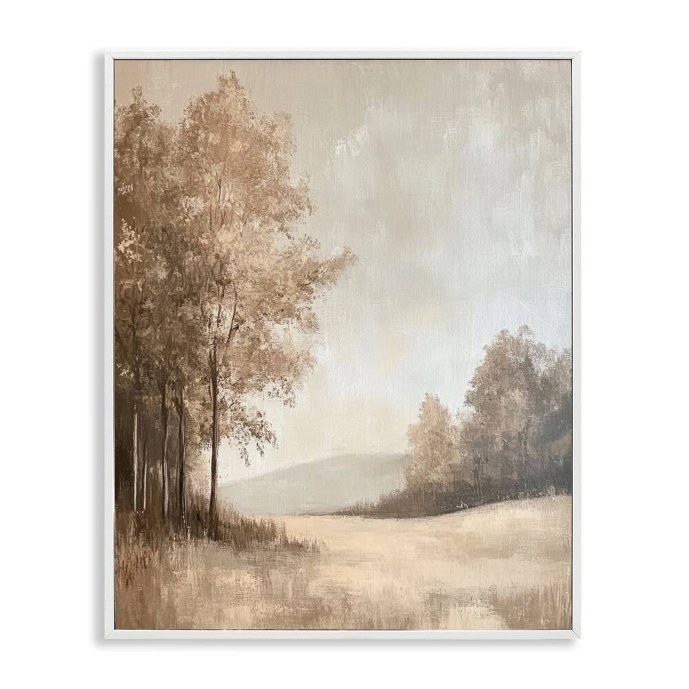Stupell Country Nature in Winter Framed Giclee Art Design By Petal Prints Design