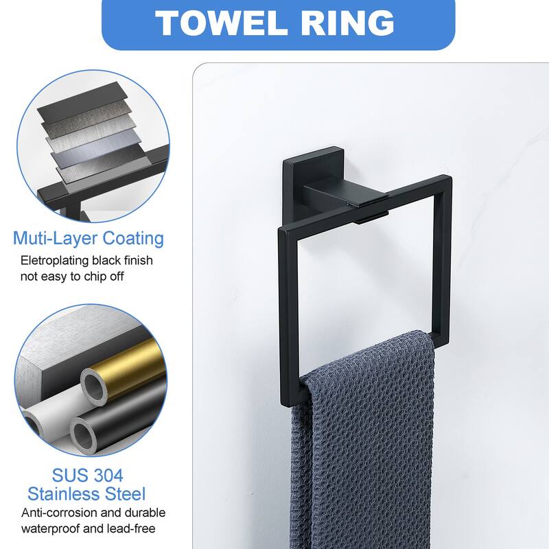 5-Piece Bathroom Hardware Set