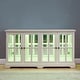 preview thumbnail 10 of 106, GDFStudio - Traditional Storage Curio Cabinet with Tempered Glass Doors and Lighted Display