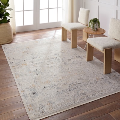 Philomena Floral Gray/Cream Rug