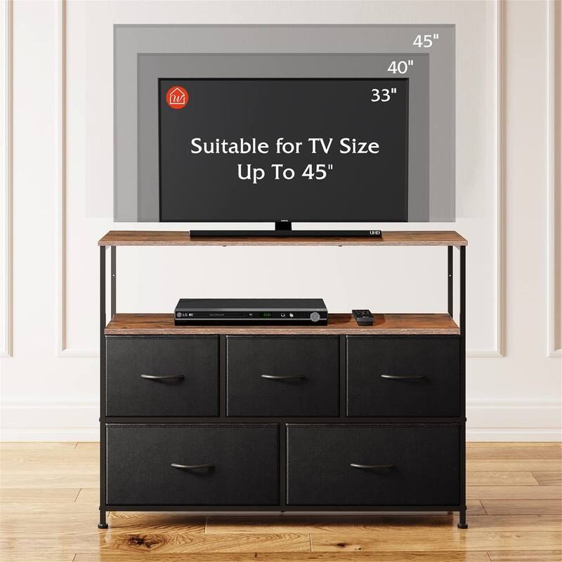 Dresser TV Stand - 11.8"D x 39.4"W x 30.7"H