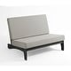 preview thumbnail 20 of 72, Patio Teak Wood Outdoor Loveseat with Cushion