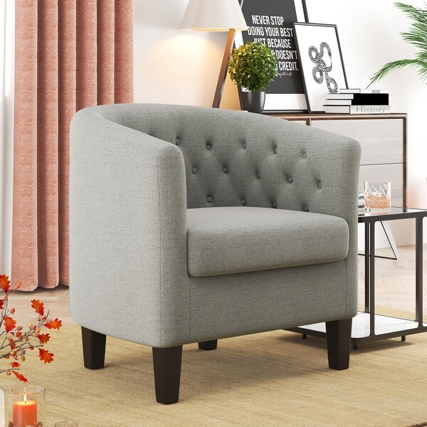 Grey bucket chair cheap