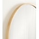 preview thumbnail 8 of 46, Kate and Laurel McLean Round Wood Framed Wall Mirror