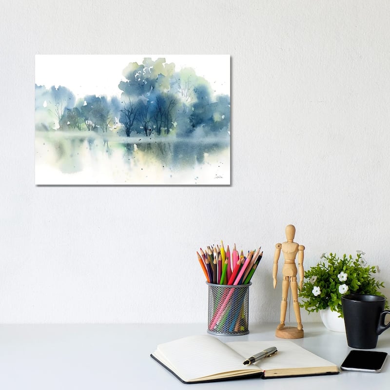 iCanvas "Blue Pond Reflections" by Katrina Pete Canvas Print - 8x12x0.75