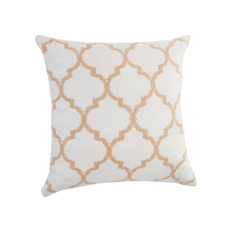 Sevita Geometric Lattice Indoor/Outdoor Throw Pillow