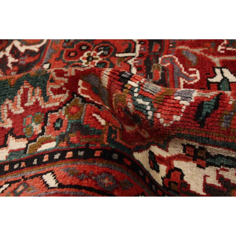 ECARPETGALLERY Hand-knotted Sarabi Red Wool Rug - 7'1 x 9'9
