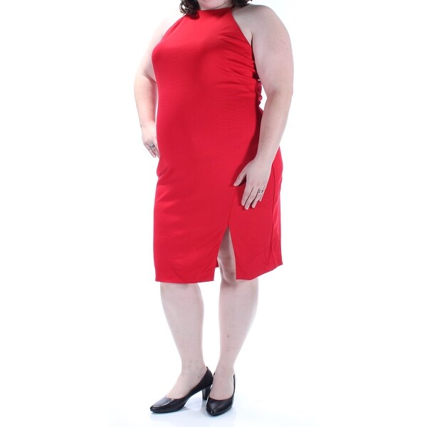 red dress size 18