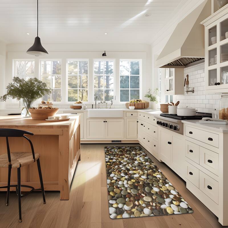 Ray Star printed kitchen wonderful matGreatcobblestone pattern - 20"X40"X0.31"