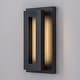 preview thumbnail 3 of 1, Modern 14 in. Industrial Aluminum Square Wall Sconce Integrated LED 3000K Waterproof Lantern Outdoor Light for Patio