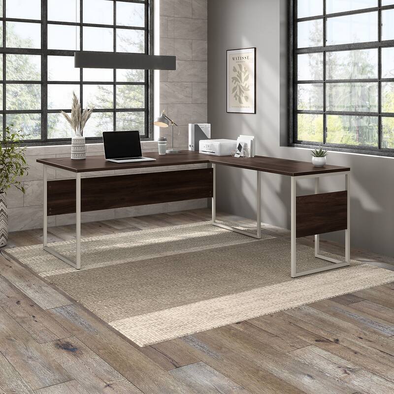 Hybrid 72W x 36D L Shaped Table Desk by Bush Business Furniture