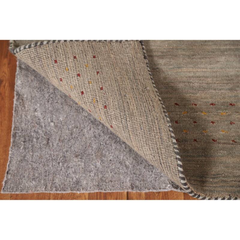 Tribal Gabbeh Indian Runner Rug Handmade Wool Carpet - 2'9"x 9'10"