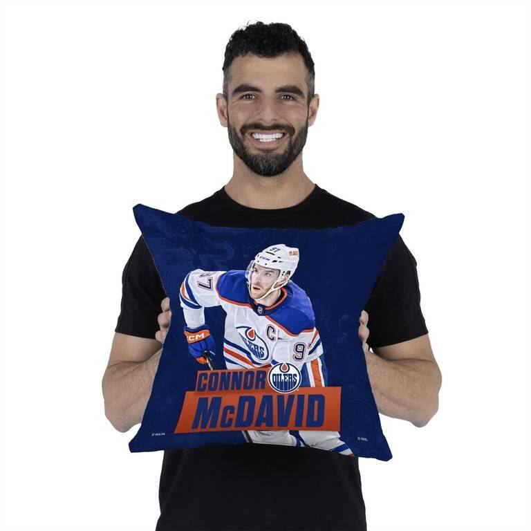 NHL Player 18 Inch Throw Pillow
