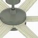 preview thumbnail 3 of 14, Fanimation Brawn 64 inch Indoor/Outdoor Smart Ceiling Fan with LED CCT Select Light Kit and Remote - Antique Graphite