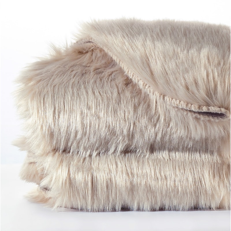 Serenta Shag Sheepskin Silky FauxFur Area Rug Sofa Decor - 24" x 36" - 24" x 36"