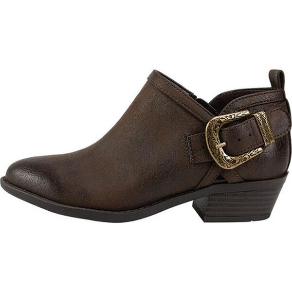 white mountain davenport western ankle booties