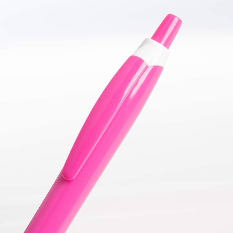 Paper Junkie 100 Pack Pink Retractable Ballpoint Pens, Black Ink, Office and School Writing Supplies, Journals