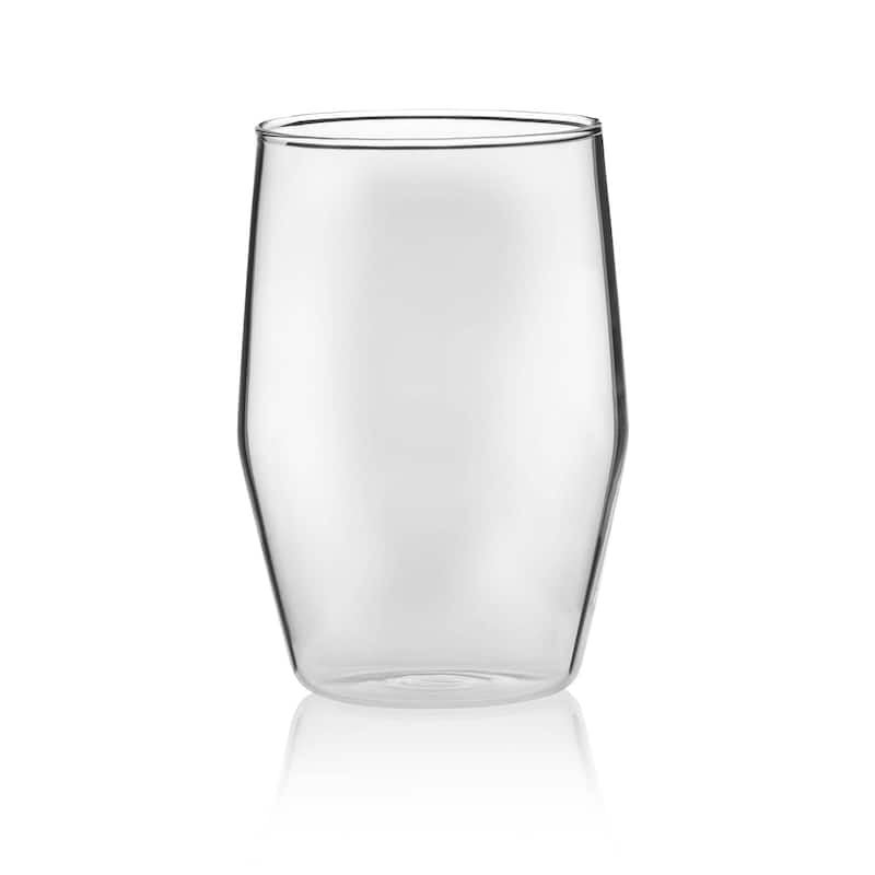 Libbey Prologue Nymph Handmade Clear Tumbler Glasses, 17 Ounce, Set of 12 - Set of 12