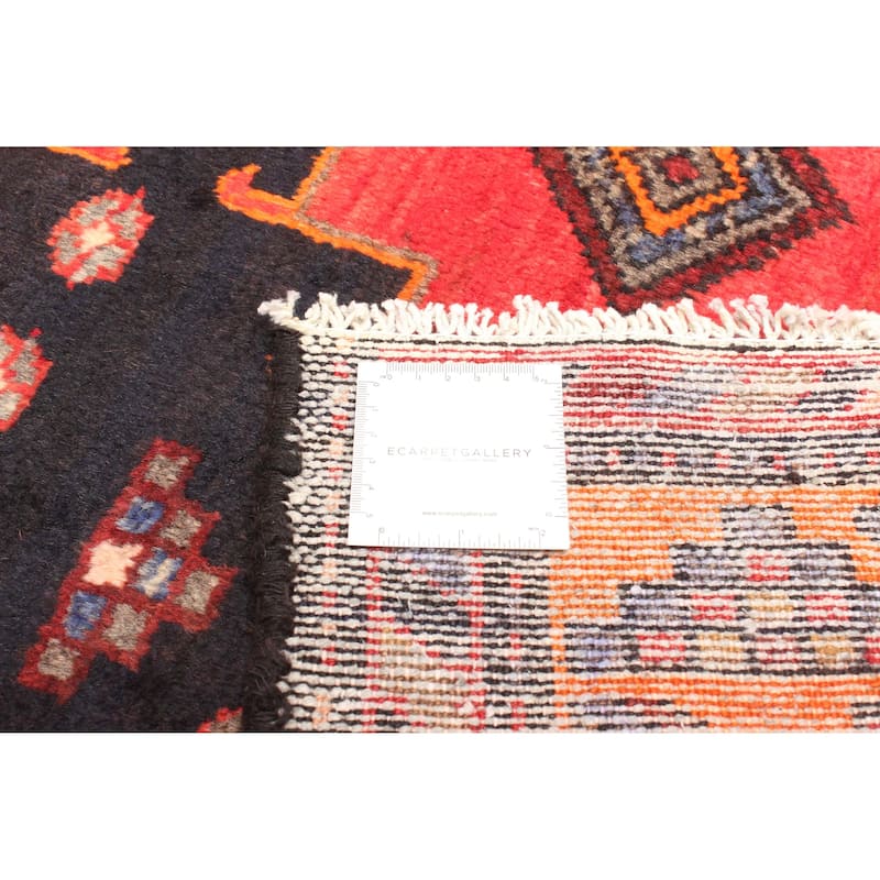 ECARPETGALLERY Hand-knotted Konya Anatolian Navy Wool Rug - 4'2 x 6'8