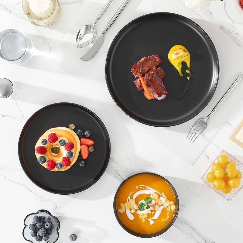 MALACASA LUNA 12-piece Porcelain Dinnerware Set (Service for 4)