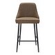 preview thumbnail 2 of 62, Silver Orchid Naldi Contemporary Black Counter Stool (Set of 2) - N/A
