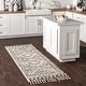 preview thumbnail 41 of 61, Nuloom Vasiliki Moroccan Shag Tasseled Area Rug 2' 6" x 14' - Ivory - Runner