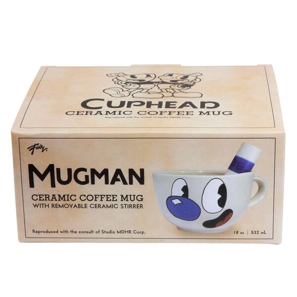 Cuphead and Mugman (Black and White) (2-Pack) [Fall Convention], Vinyl Art  Toys