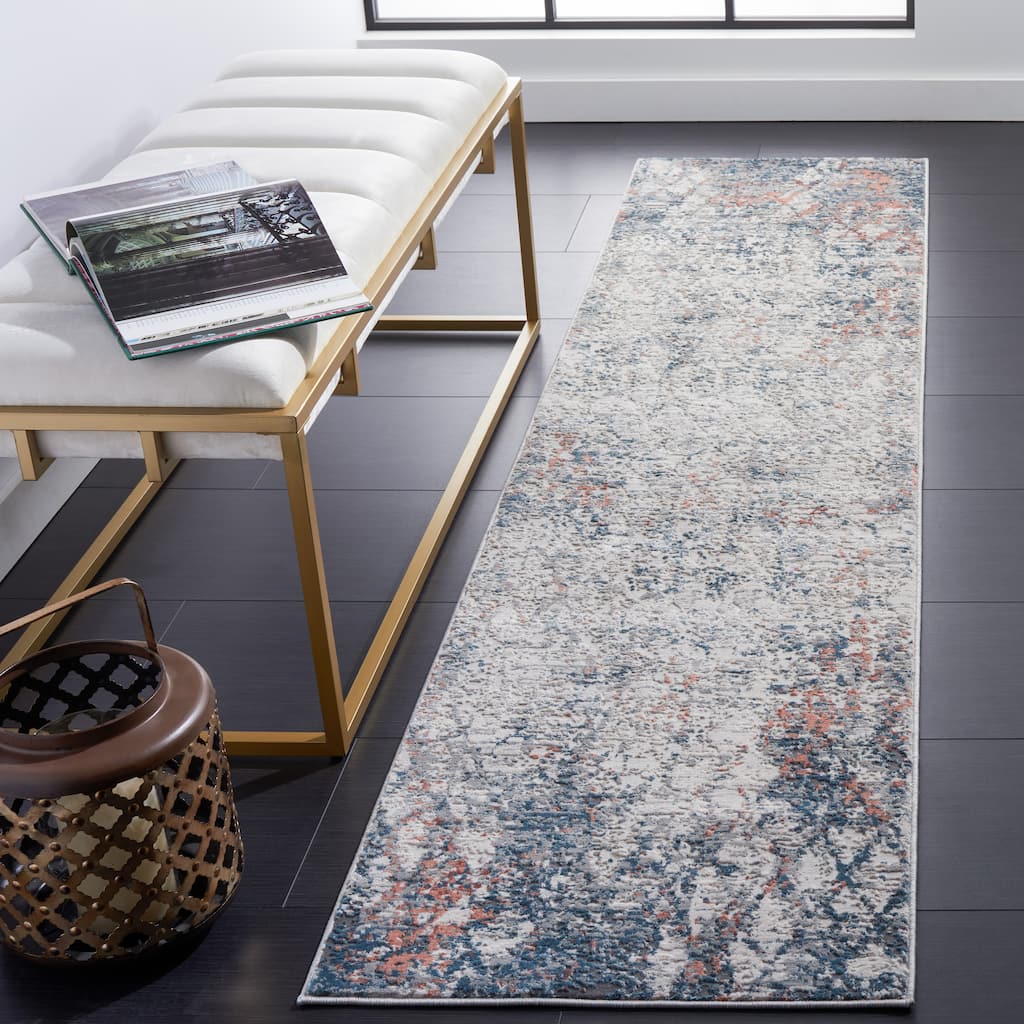 SAFAVIEH Invista Jenifer Modern Abstract Rug - 2' x 8' Runner