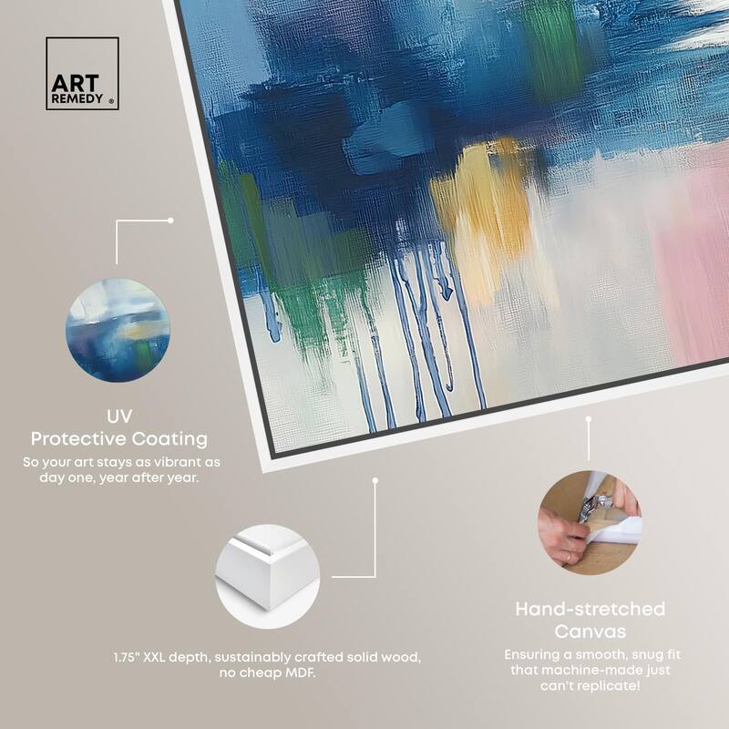 Pale Periwinkle I Canvas Set of 2 by Art Remedy