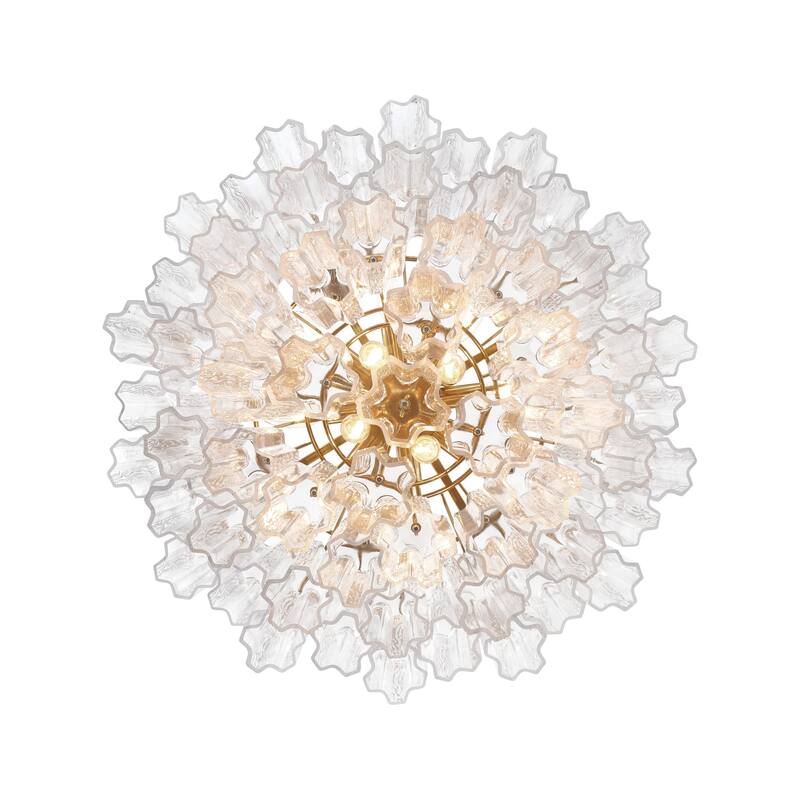 Crystorama Lighting Group ADD-312-CL Addis 12 Light 27" Wide Waterfall