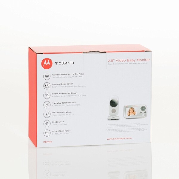 motorola digital 2.8 video baby monitor