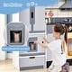 preview thumbnail 8 of 8, Gymax Kids Wooden Pretend Play Kitchen Toddlers Toy with Refrigerator