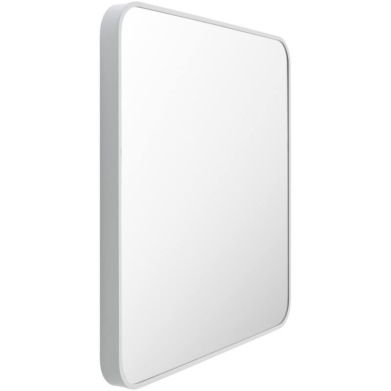 Livabliss Aranya Modern Aluminum Square Accent Mirror