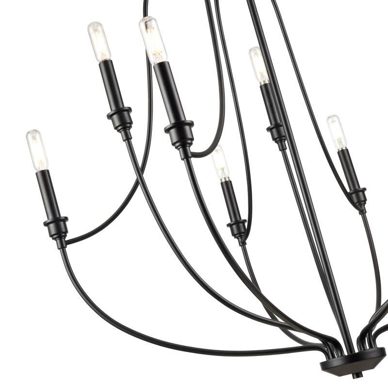 Millennium Lighting 98009 Senoia 9 Light 33" Wide Pillar Candle Style