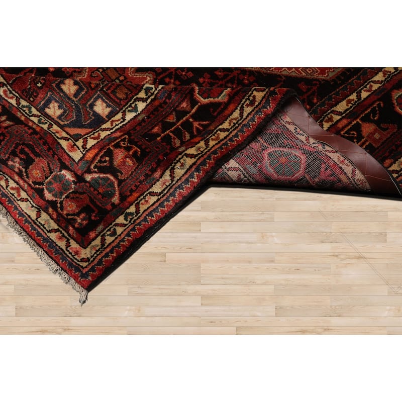 5x9'11'' Hand Knotted Wool Rust Malayer Traditional Plush Pile Rug - 5' x 9' 11''