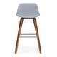 preview thumbnail 91 of 147, WYNDENHALL Cacey Mid Century Modern Bentwood Counter Height Stool (Set of 2) - 20.7'' x 21.1'' x 36.6