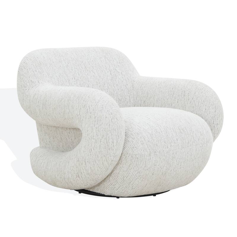 SAFAVIEH COUTURE Kaylana Chenille Accent Chair - 35"W x 35"D x 27"H