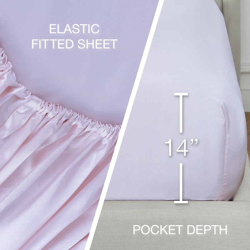 BCBG Satin Nolita Comforter Set 8-Piece Bed in a Bag